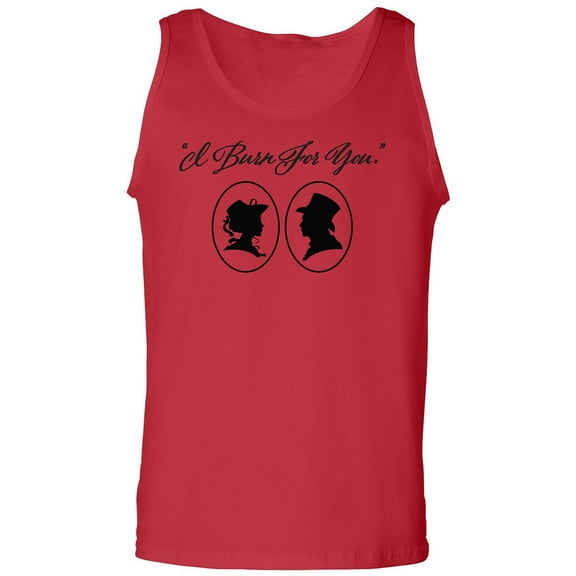 I Burn For You Adult Tank Top