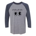 thumbnail image 1 of I Burn For You Unisex 3/4 Sleeve Baseball Raglan Tee, 1 of 2