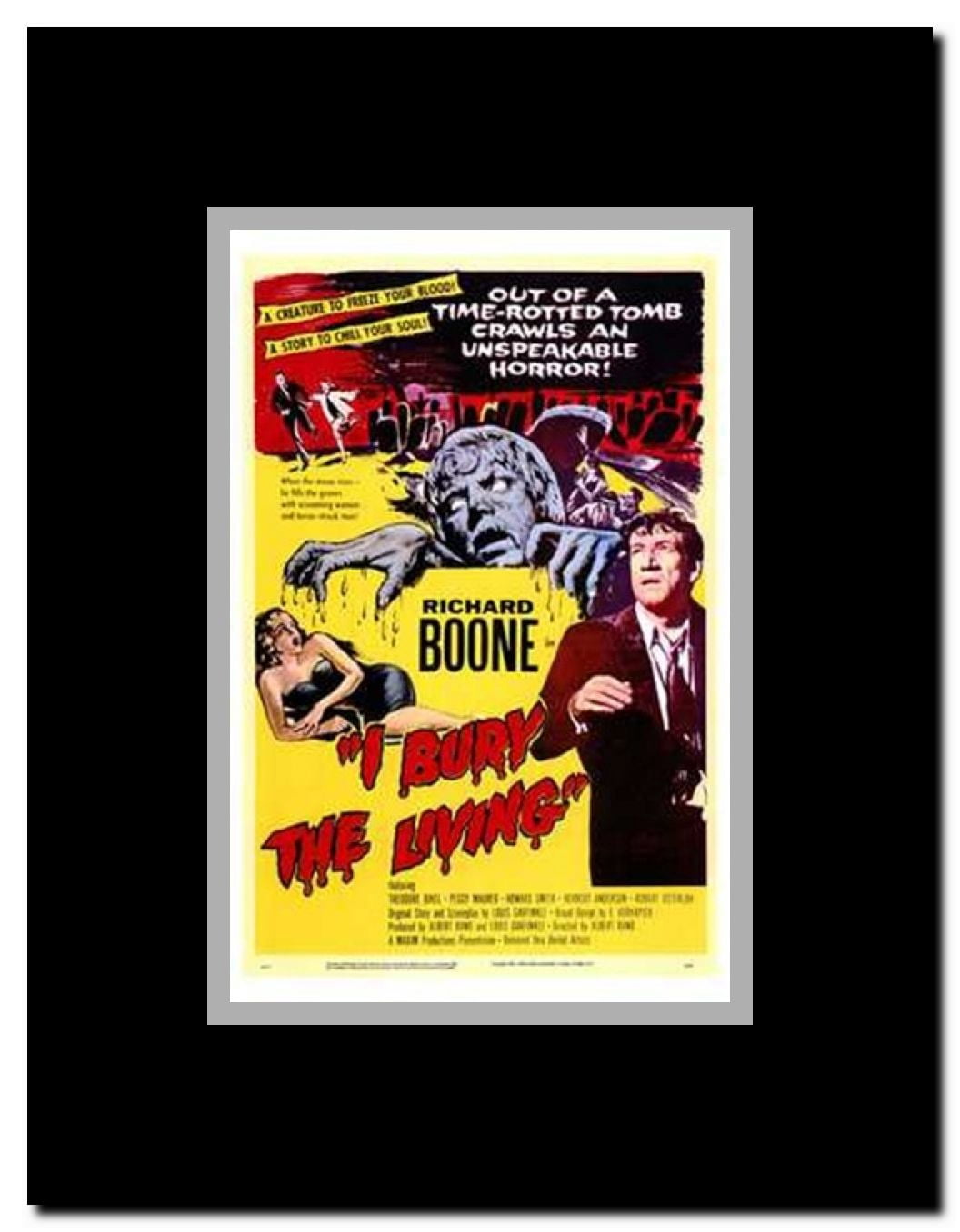 I Bury the Living Framed Movie Poster