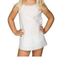 thumbnail image 1 of I.C. Collections Baby Girls White Simple A-Line Slip, 6m - 6x, 1 of 2