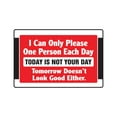 thumbnail image 1 of I CAN ONLY Aluminum Sign | Indoor/Outdoor | 24" Tall, 1 of 4