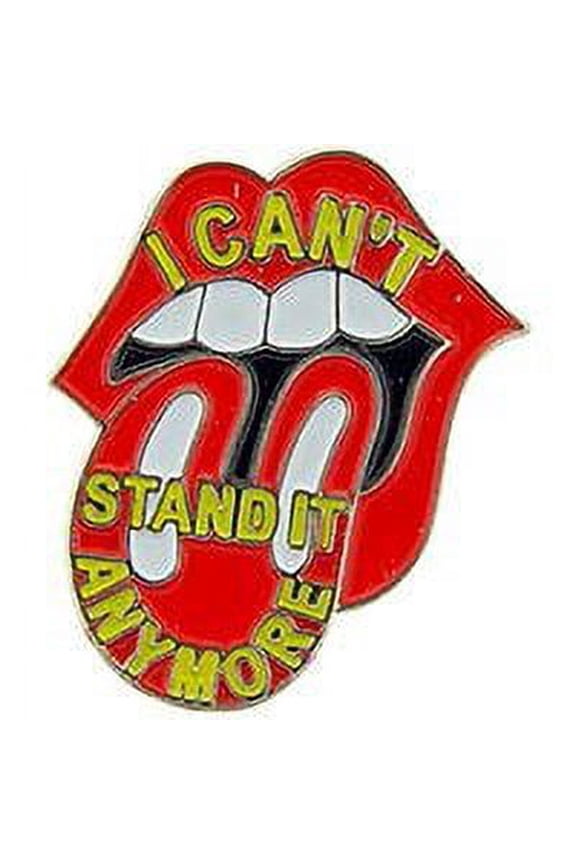 I CAN'T STAND IT ANYMORE PIN - Original Artwork Backpack Enamel Lapel Pin - 1"