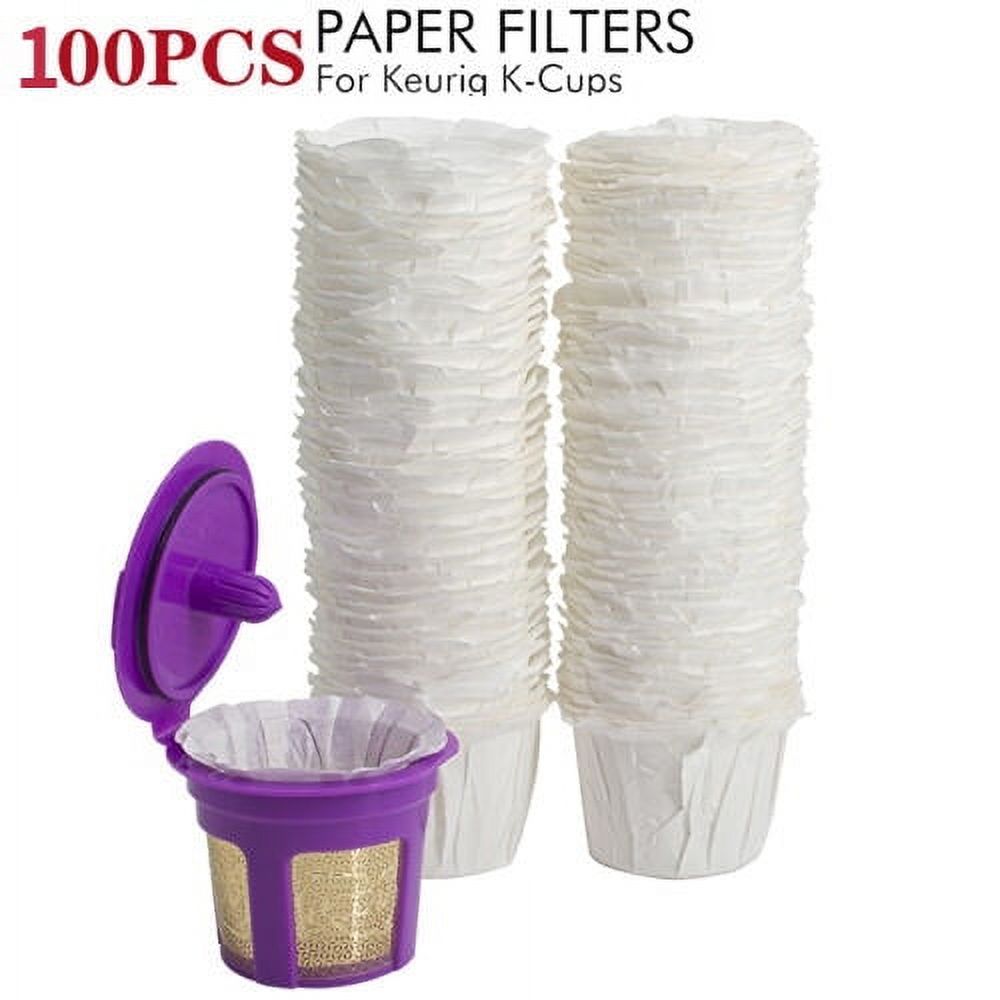 I Cafilas 100 Disposable Coffee Paper Filter Replacement Compatible for
