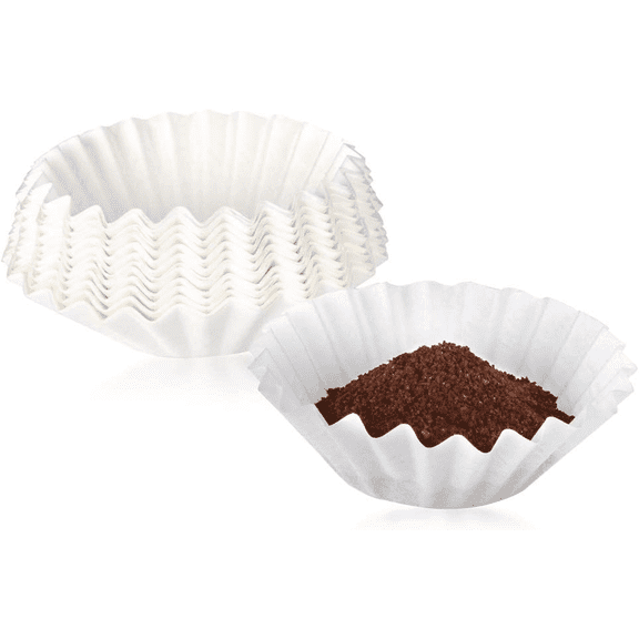 I Cafilas Disposable Coffee Paper Filters For K-Duo Brewer K/Duo Plus Fits Reusable 8-12 Cup Basket Filter, 100 PCS