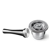 I Cafilas Reusable Capsule Pods Stainless Steel Nespresso Machine, 1 Capsule+1 Tamper