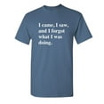 thumbnail image 1 of I Came I Saw I Forgot What I Was Doing Sarcastic Hilarious Tshirt Fit Well Novelty Graphic Funny Tee For Adult Humor Holiday Anniversary Birthday, 1 of 5