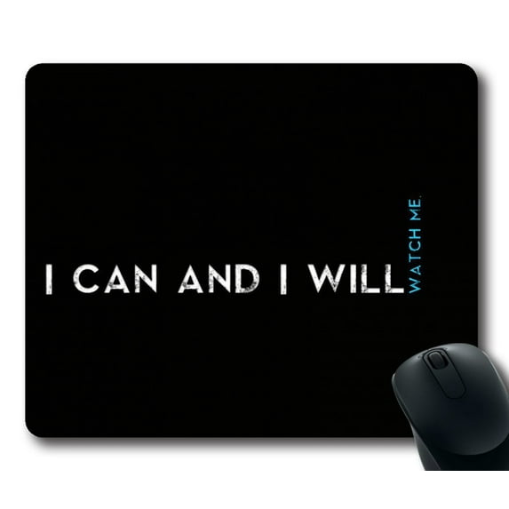 I Can And I Will Design Mouse pads Gaming Mouse Pad 9.84x7.87 inches
