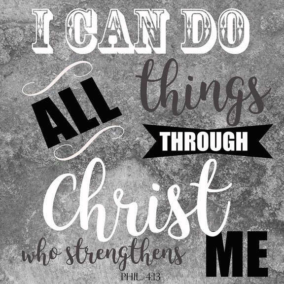 I Can Do All Stone Poster Print by Taylor Greene
