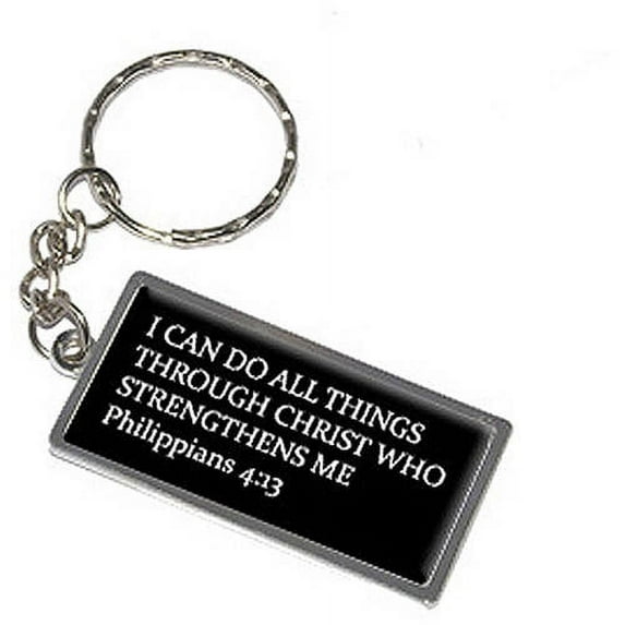 I Can Do All Things Christ Keychain Key Chain Ring