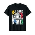 thumbnail image 1 of I Can Do All Things Through Christ Basketball Christian T-Shirt, 1 of 5