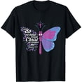 thumbnail image 1 of I Can Do All Things Through Christ Christian T-Shirt Black 4X-Large, 1 of 4