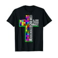 thumbnail image 1 of I Can Do All Things Through Christ Cross Art - Religious T-Shirt, 1 of 5