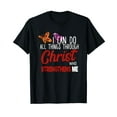 thumbnail image 1 of I Can Do All Things Through Christ I Butterfly I Christian T-Shirt, 1 of 5