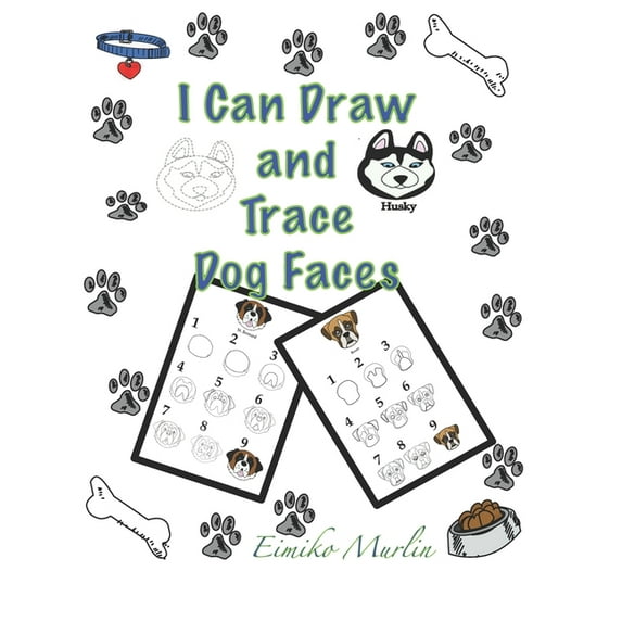 I Can Draw and Trace Dog Faces (Paperback)