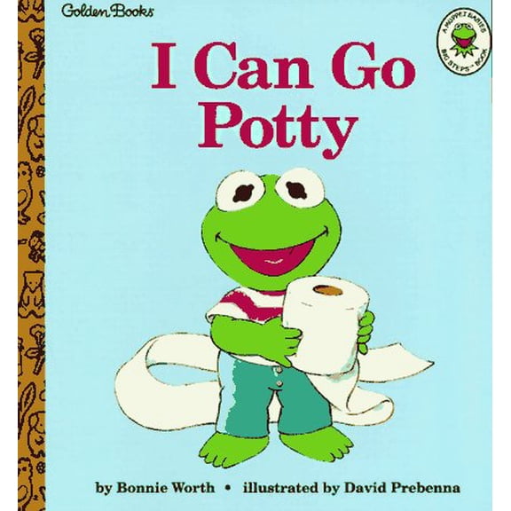 Pre-Owned I Can Go Potty Muppet Babies Big Steps Book Golden Books Board Book Bonnie Worth
