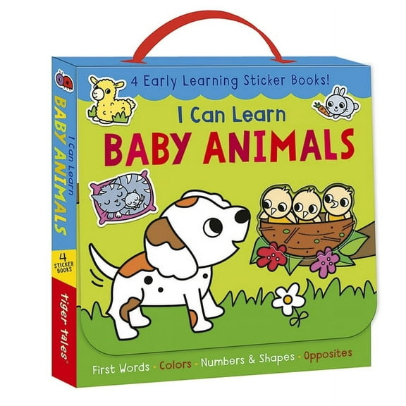 I Can Learn Baby Animals Boxed Set: 4 Early Learning Sticker Books!, (Paperback)