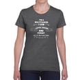 thumbnail image 1 of I Can Listen, Ignore And Forget T-Shirt Women -Smartprints Designs, Female x-Large, 1 of 4