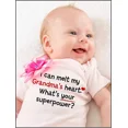 thumbnail image 1 of I Can Melt My Grandma'S Heart. What'S Your Superpower Baby Bodysuit Cute Baby Onesie, BABY BODYSUIT LAT 4424, 1 of 3