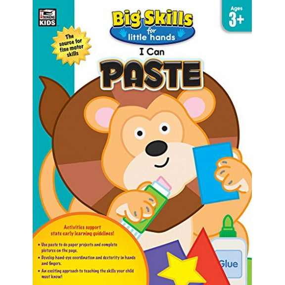 Pre-Owned I Can Paste, Grade Preschool (Big Skills for Little Hands), 9781483834528, 1483834522, Paperback, Csm edition