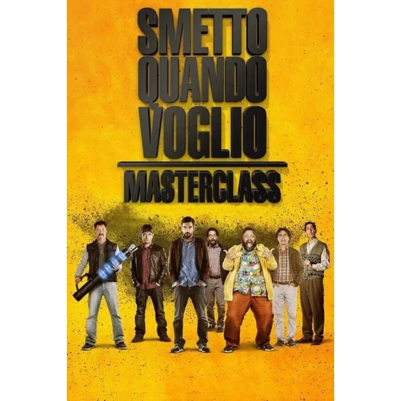 I Can Quit Whenever I Want 2: Masterclass (2017) Poster Home Decor Office Wall Art
