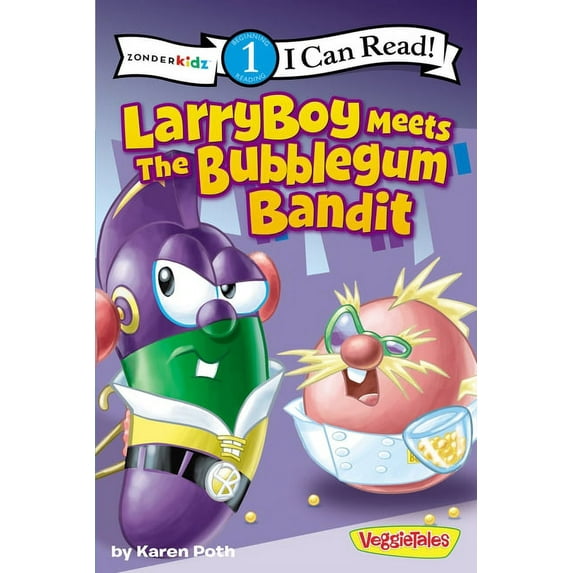 I Can Read! / Big Idea Books / VeggieTal Larryboy Meets the Bubblegum Bandit: Level 1, (Paperback)