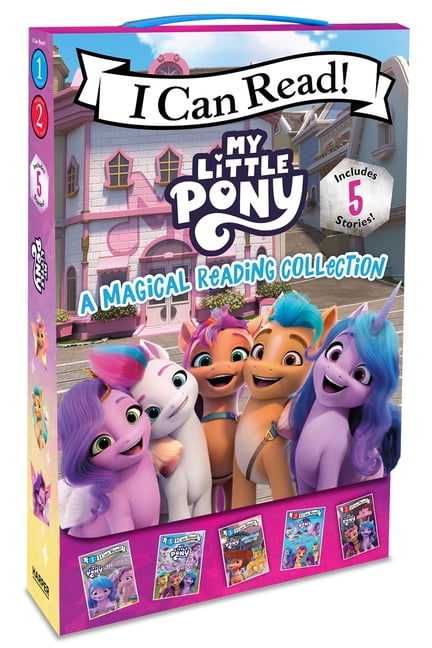 I Can Read Level 1 My Little Pony: A Magical Reading Collection 5-Book Box Set: Ponies Unite, Izzy Does It, Meet the Ponies of Maritime Bay, (Paperback)