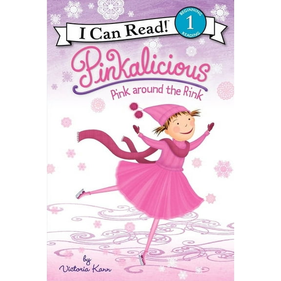 I Can Read Level 1 Pinkalicious: Pink Around the Rink: A Winter and Holiday Book for Kids, (Paperback)