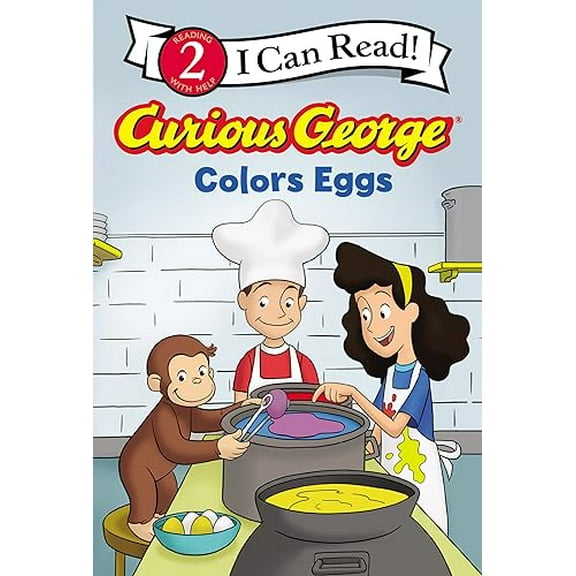 Pre-Owned Curious George Colors Eggs: An Easter and Springtime Book for Kids (Paperback) 0063325322 9780063325326