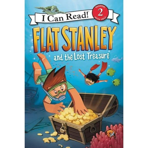 I Can Read Level 2 Flat Stanley and the Lost Treasure, (Hardcover)