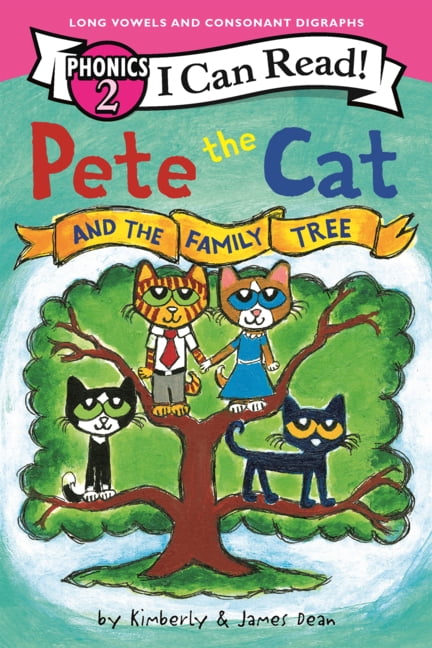 I Can Read Phonics 2 Pete the Cat and the Family Tree, Book 1, (Hardcover)