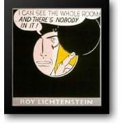 I Can See the Whole Room 42x46 Framed Art Print by Lichtenstein, Roy