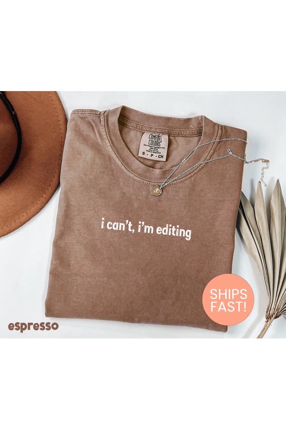 I Can T I M Editing Photographer Wedding Gift Photography Video Editor T-Shirt