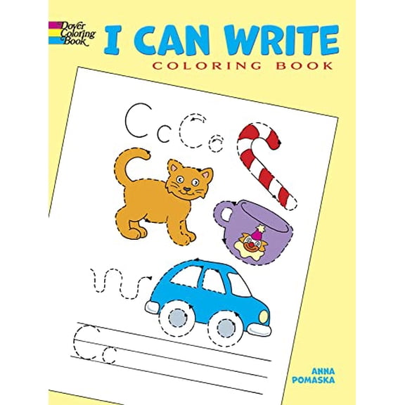 Pre-Owned I Can Write Coloring Book (Paperback) 0486416623 9780486416625