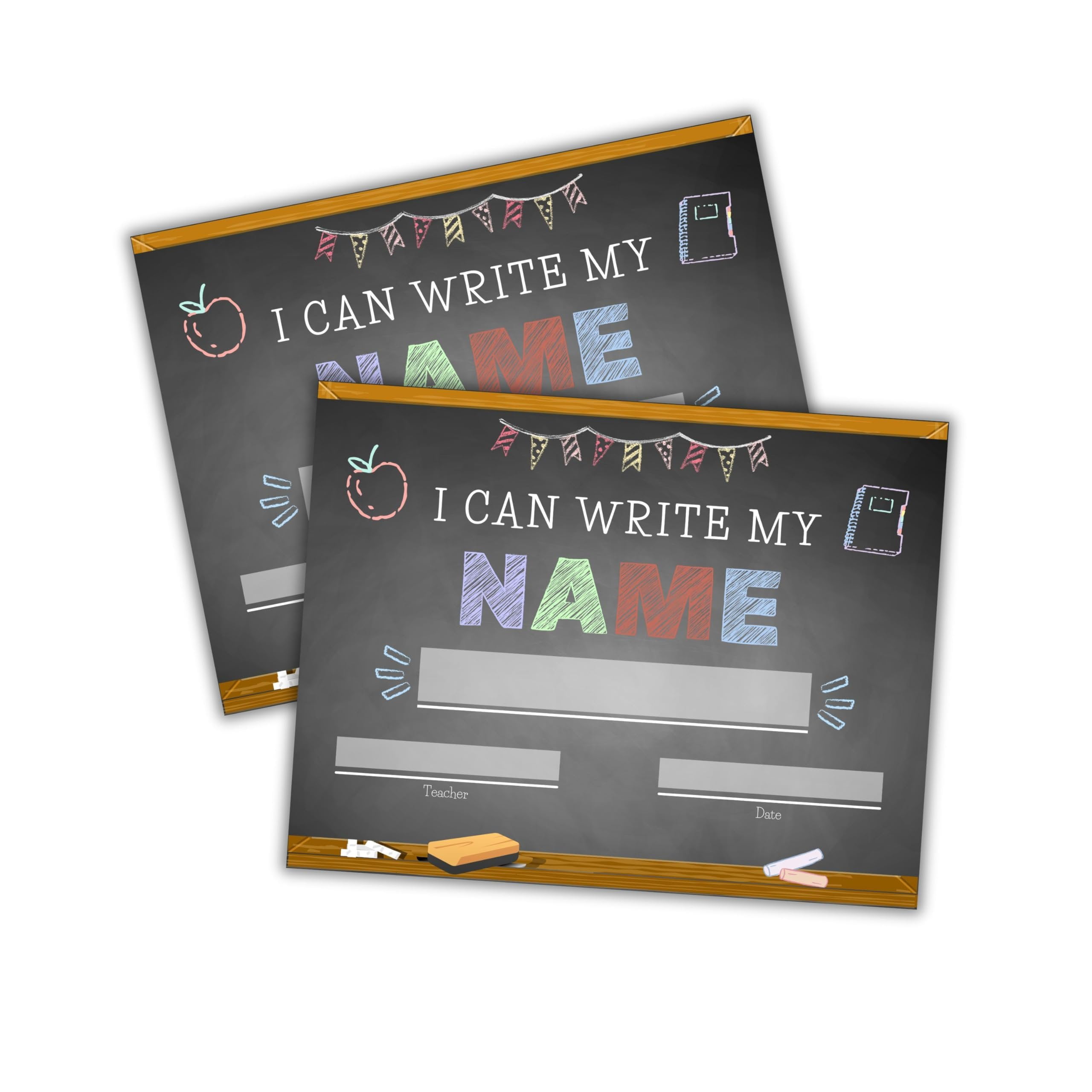 I Can Write My Name Certificate 30pk 8.5x11 Elementary School Students ...