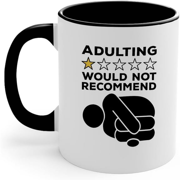 I Can’t Adult Today Coffee Mug – Funny “Please Don’t Make Me” Sarcastic Mug – Relatable Humor Gift for Birthday Present for Best Friend, Coworker, Men and Women (Coffe Mug4)