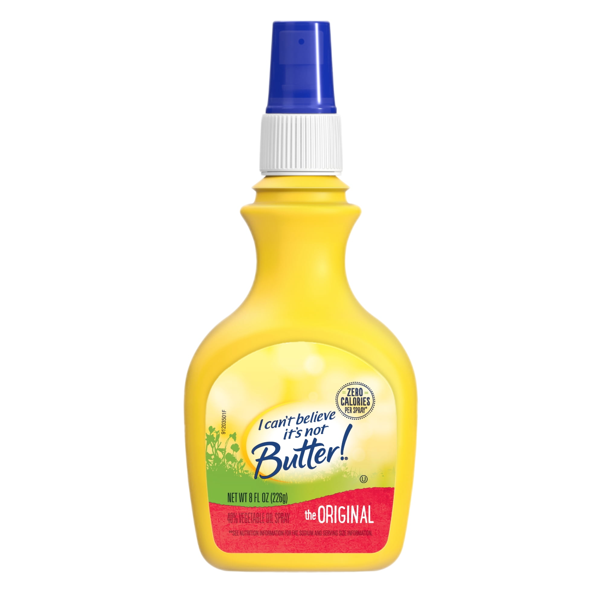 I Can't Believe It's Not Butter! Cooking Spray, 8 oz Bottle (Shelf