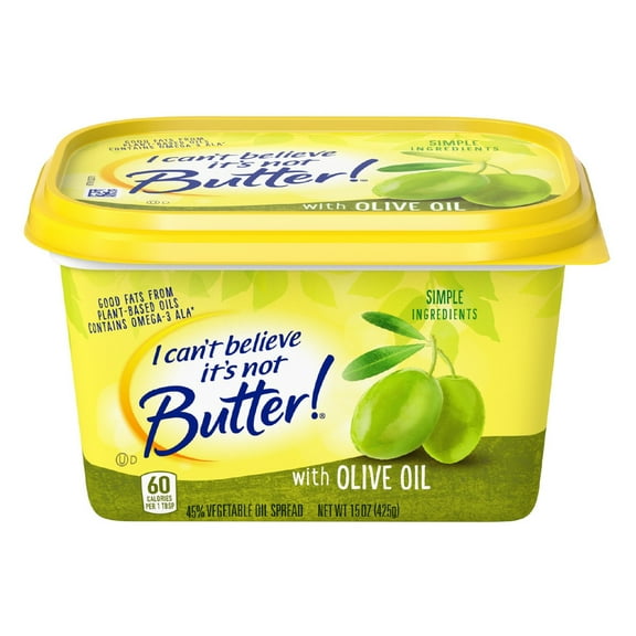 I Can't Believe It's Not Butter Olive Oil Spread, 15 oz