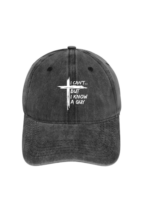 I Can't But I Know A Guy Hat Adjustable Funny Fashion Unisex Baseball Cap For Men Women