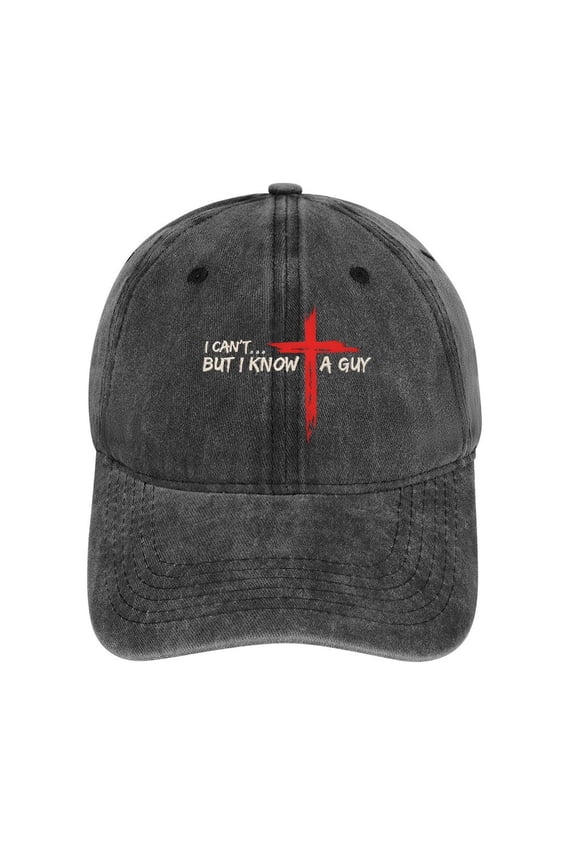 I Can't But I Know A Guy Hat Adjustable Funny Fashion Unisex Baseball Cap For Men Women