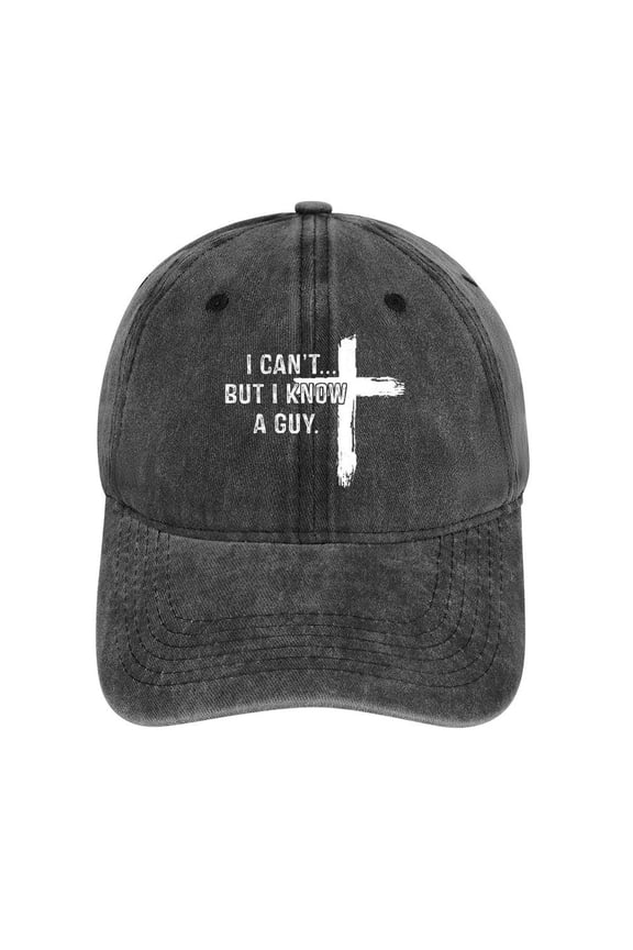I Can't But I Know A Guy Hat Adjustable Funny Fashion Unisex Baseball Cap For Men Women