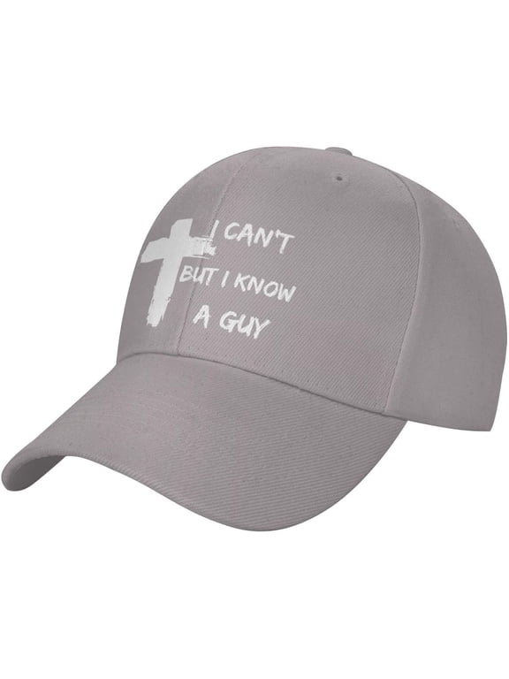 I Can't But I Know an Guy Hat Christian Faith Lover Christ Cross Jesus 2024 Baseball Cap Snapback Hat