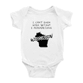 thumbnail image 1 of I Can't Even Walk Yet,but Already Love Wisconsin Funny Baby Bodysuits 3-6 Months, 1 of 5
