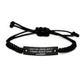 thumbnail image 1 of I Can't Fix Stupid. Social worker Black Rope Bracelet, Fancy Social worker Gifts, Engraved Bracelet For Men Women from Friends, Social worker appreciation gifts, Cool social worker gifts, Unique, 1 of 1