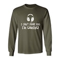 thumbnail image 1 of I Can't Hear You I'm Gaming Adult Long Sleeve T-shirt, 1 of 3