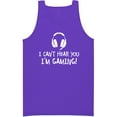 thumbnail image 1 of I Can't Hear You I'm Gaming Neon Tank Top, 1 of 1