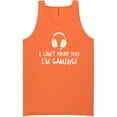thumbnail image 1 of I Can't Hear You I'm Gaming Neon Tank Top, 1 of 1