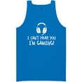 thumbnail image 1 of I Can't Hear You I'm Gaming Neon Tank Top, 1 of 1