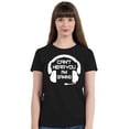 thumbnail image 1 of I Can't Hear You I'm Gaming Women's T-shirt, 3XL, Black, 1 of 5