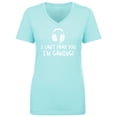thumbnail image 1 of I Can't Hear You I'm Gaming Womens V-Neck T-Shirt, 1 of 3