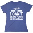 thumbnail image 1 of I Can't I Have Plans Sarcastic Humor Novelty Funny Women's Casual Tees, 1 of 3